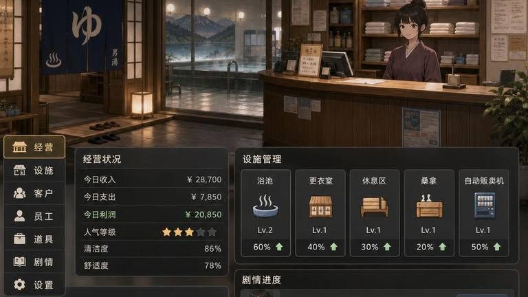 背德浴场 角色养成 内容截图 3